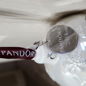 Pandora 2017 , white with bronze ornament